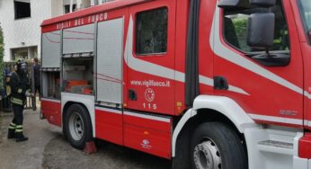 Incendio in appartamento a Priverno