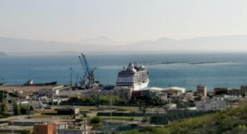 A Gaeta la lussuosa nave da crociera Seven Seas Explorer