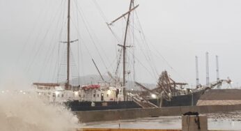 Maltempo a Gaeta, gravi danni per la Signora del Vento (#foto-#video)