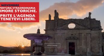 17 novembre apertura straordinaria dimore storiche