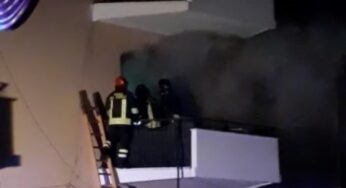 Gaeta, incendio in appartamento a Calegna. Intervengono i Vigili del Fuoco