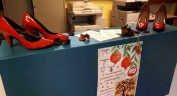 Scarpe rosse in cammino… no alla violenza sulle donne