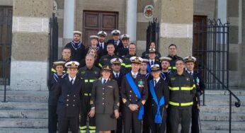 Festa di Santa Barbara: Marina Militare e Vigili del Fuoco per la prima volta insieme