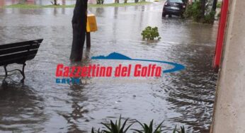 Gaeta, lungomare Caboto allagato (#foto-#video)