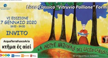Formia, il Vitruvio Pollione partecipa alla “Notte nazionale del Liceo Classico”
