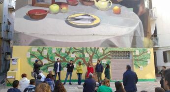 Gaeta, inaugurata la ‘Parete della Poesia’ in Piazza Goliarda Sapienza (#foto)