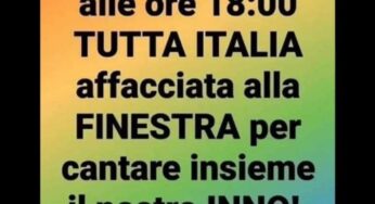 Il Coronavirus ci isola ma non ci rende soli, flashmob nel Golfo (#video)