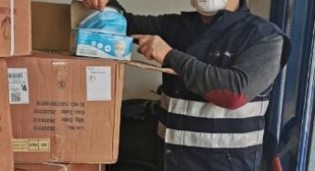 I funzionari dell’Ufficio delle Dogane di Gaeta sequestrano 18.000 mascherine chirurgiche