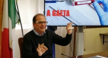Gaeta, test sierologici per la tutela dei cittadini. Mitrano:”Per Gaeta parte oggi la fase 2”