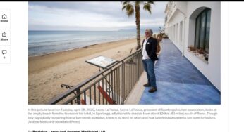 Le difficoltà e le speranze degli operatori turistici di Sperlonga sui media internazionali