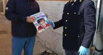 Consegna testi scolastici: prosegue l’iniziativa degli agenti del Commissariato di Gaeta