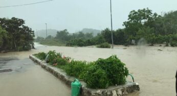 Bomba d’acqua nella valle dei Santi, le immagini dal drone (video)