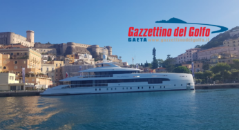 A Gaeta il mega yacht ibrido Amare II