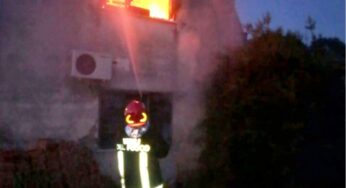 Minturno, incendio in un appartamento