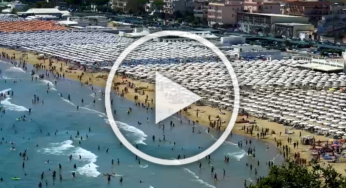 Gaeta, webcam sulla Spiaggia di Serapo. Guarda il video da uno dei posti più suggestivi della Riviera d’Ulisse