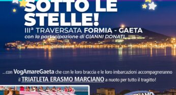 “Nuotando sotto le Stelle” domani 10 Agosto la traversata Formia-Gaeta