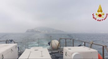 Nebbia nel Golfo… VdF in esercitazione