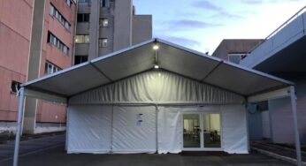Vaccinazioni: inaugurata all’ospedale di Fondi una nuova tensostruttura