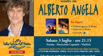 “Libri sulla cresta dell’onda”, il 3 luglio Alberto Angela a Vindicio