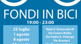 “Fondi in Bici”: ogni domenica un grande anello ciclabile per pedalare in sicurezza