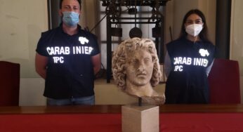 Dal Museo di Amburgo al Castello: restituita un’altra testa romana alla Città di Fondi