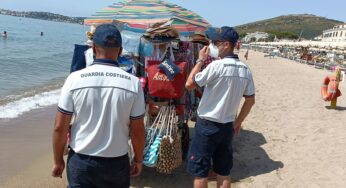 Formia, infrazioni del commercio itinerante sul demanio marittimo