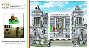 Poste, emissione francobollo centenario Milite Ignoto