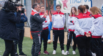 Le telecamere di Raisport a Gaeta per accendere i riflettori sul progetto #UNCALCIOALLAVIOLENZA