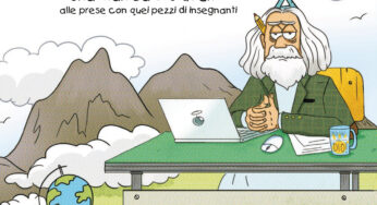 Canalini presenta l’opera “La ricreazione a distanza. Una manica di studenti alle prese con quei pezzi di insegnanti”