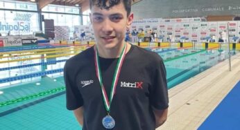 Erasmo Valerio vice campione italiano nei 3000 stile libero a Riccione