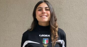 Ilaria Di Florio prima donna arbitro della Sezione di Formia ad arbitrare in promozione