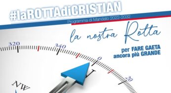 “La nostra rotta”: ufficializzato il Programma di Mandato per Gaeta 2022-2032