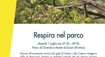Respira nel Parco in un percorso sensoriale, incontri di Hatha Yoga