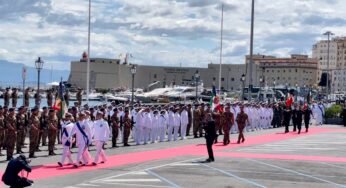 Gaeta ospita il ministro della difesa Guerini nella giornata nazionale della Marina Militare (VIDEO)