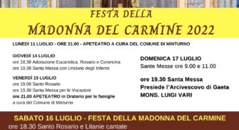 Marina di Minturno in festa per la Madonna del Carmine 2022