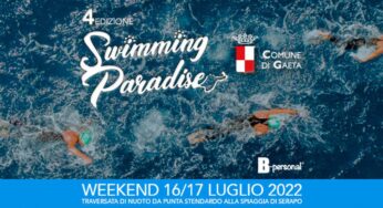 Gaeta, al via lo ‘Swimming Paradise 2022’