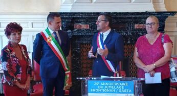 La Città di Gaeta rinnova il patto di amicizia con Frontignan La Peyrade nel 25° anniversario del gemellaggio