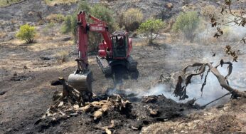 Dopo l’incendio emerge la discarica, sequestro preventivo a Penitro
