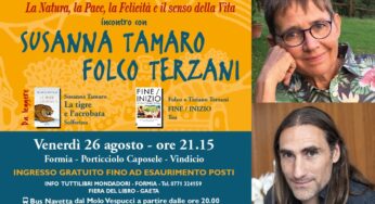Libri sulla Cresta dell’Onda, Susanna Tamaro e Folco Terzani al Porticciolo di Caposele