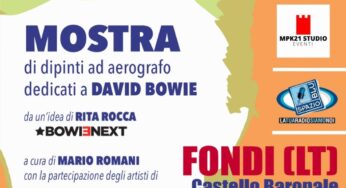 “Bowie Vision – musica per i tuoi occhi”: dal 22 agosto all’11 settembre al Castello di Fondi