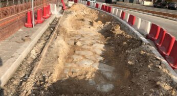 Fondi, lavori a Ponte Selce: all’ingresso della città un tratto ben conservato dell’Antica via Appia