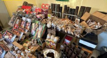 Operazione “on fire”, sequestrati piu’ di 60.000 articoli pirotecnici per oltre 8 quintali complessivi di materiale esplodente detenuti illegalmente