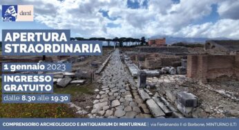 Alla scoperta della Storia dal mattino al pomeriggio, il Capodanno con le antiche vestigie di Minturnae