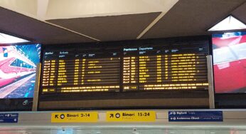 Persona investita da un treno: traffico ferroviario fortemente rallentato