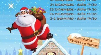 La casa di babbo Natale a Ponza. E’ festa grande soprattutto per i bambini