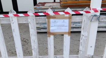 Sequestrata struttura balneare