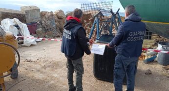 Gestione illecita di rifiuti presso un cantiere navale, scatta il sequestro della Guardia Costiera