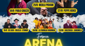 Arena Cicerone: da sabato 5 agosto al via gli spettacoli al Piazzale Caposele