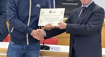 Parisella campione italiano di barrel racing premiato dal sindaco Maschietto a Fondi