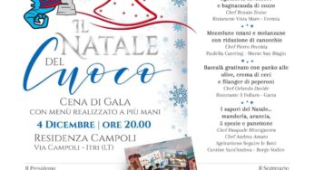 Grande attesa ad Itri per il tradizionale Natale del Cuoco